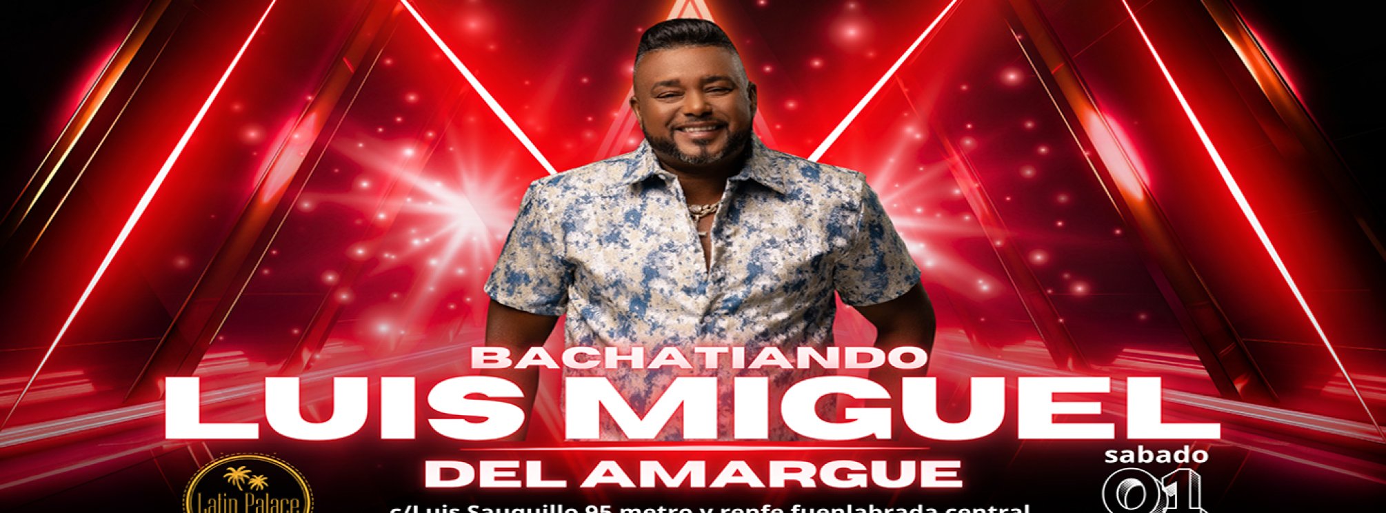 Luis Miguel del Amargue el Rey de la Bachata en concierto