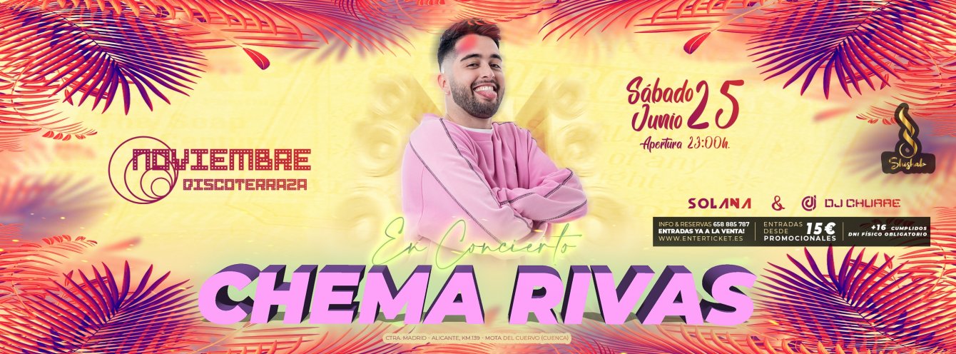 CHEMA RIVAS EN CONCIERTO @ DISCOTERRAZA NOVIEMBRE