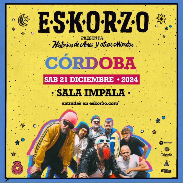 CONCIERTO ESKORZO - CÓRDOBA - IMPALA -  SÁBADO 21 DE DICIEMBRE