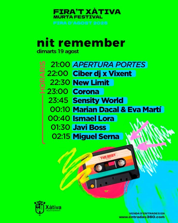 FIRA'T XÀTIVA 2025 NIT REMEMBER