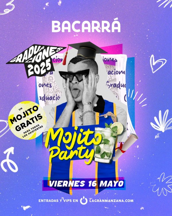 GRADUACIONES 2025 | 16 DE MAYO  | MOJITO NIGHT