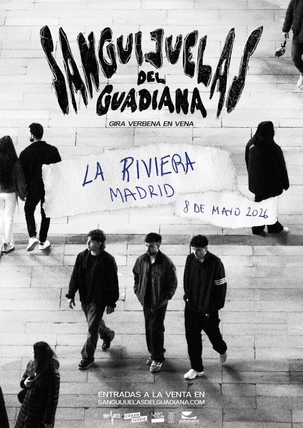 CONCIERTO SANGUIJUELAS DEL GUADIANA - MADRID - LA RIVIERA - VIERNES 8 DE MAYO
