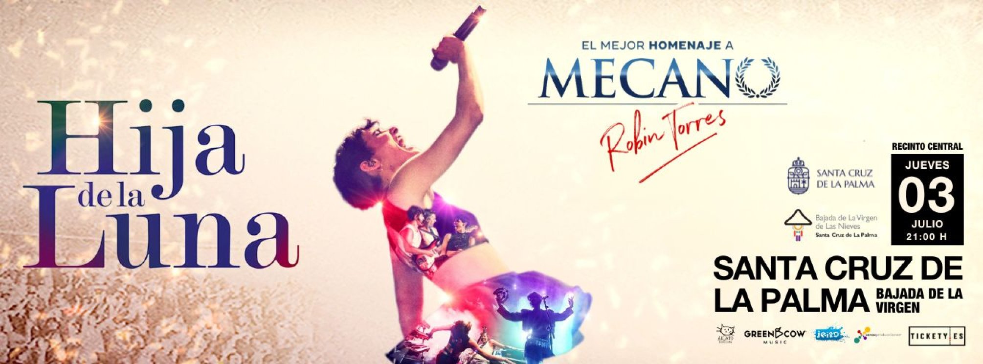 Gira Hija de la Luna - Homenaje a Mecano por Robin Torres | Bajada de La Palma 2025