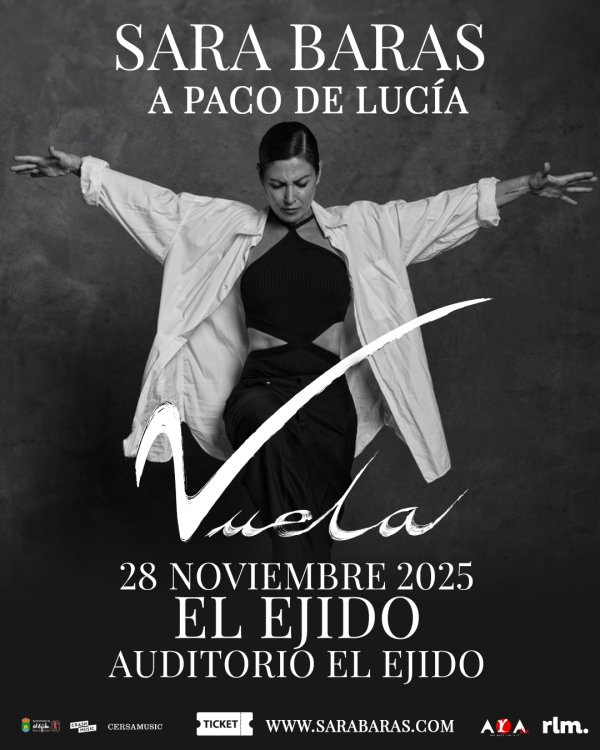 SARA BARAS - EL EJIDO - AUDITORIO EL EJIDO - VIERNES 28 DE NOVIEMBRE