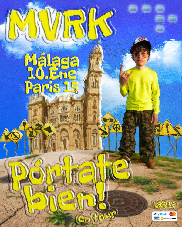 CONCIERTO MVRK - MÁLAGA - SALA PARIS 15 - SÁBADO 10 DE ENERO