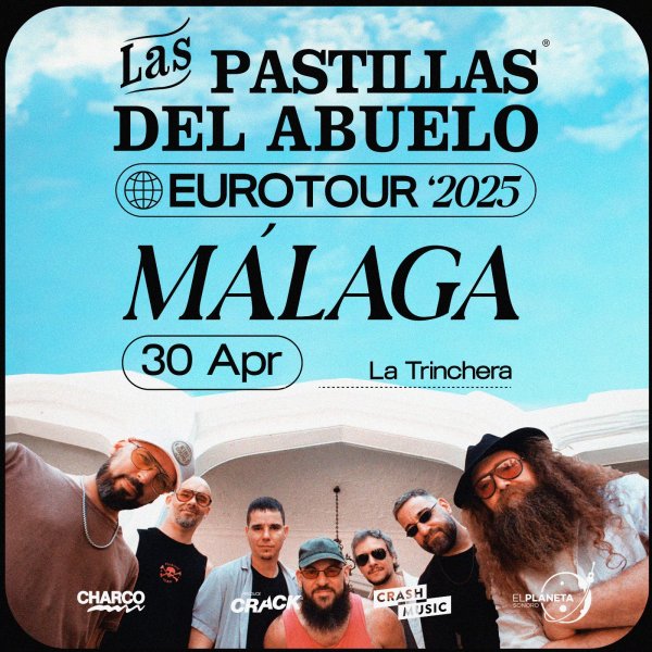 CONCIERTO LAS PASTILLAS DEL ABUELO - MÁLAGA - SALA TRINCHERA - MIÉRCOLES 30 DE ABRIL