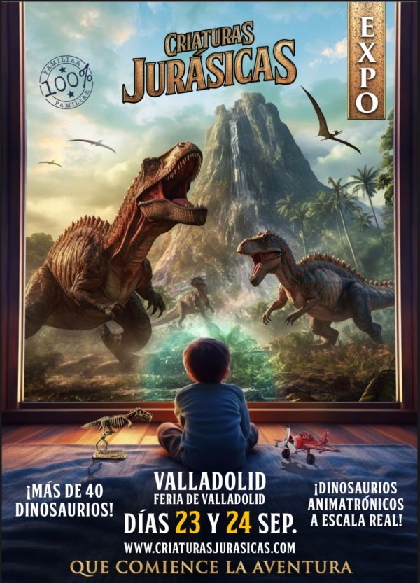 Criaturas Jurásicas en Valladolid