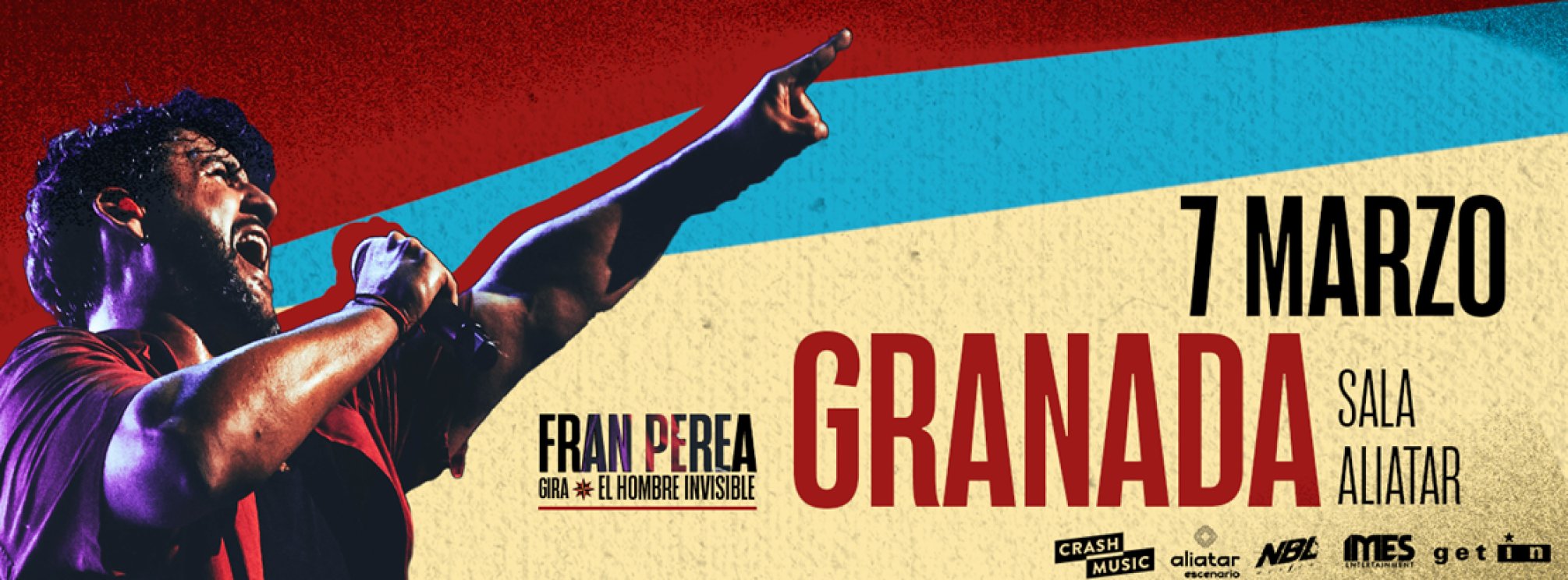 CONCIERTO FRAN PEREA - GRANADA - SALA ALIATAR - SÁBADO 7 DE MARZO