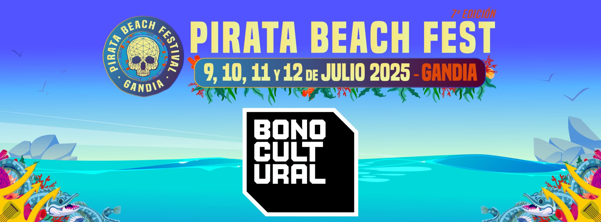 Pirata Beach Fest 2025 - Exclusivo BONO CULTURAL