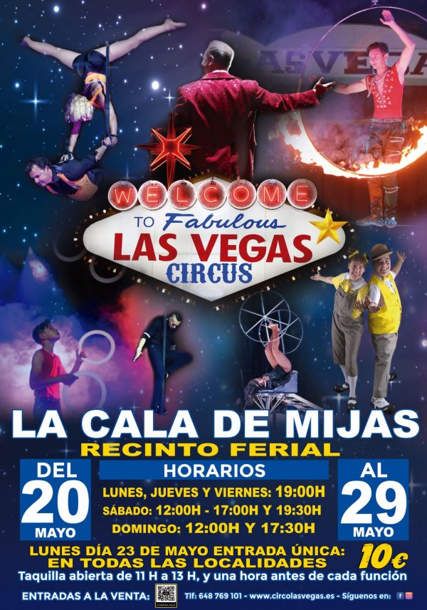 Fabulous Las Vegas circus en La Cala de Mijas