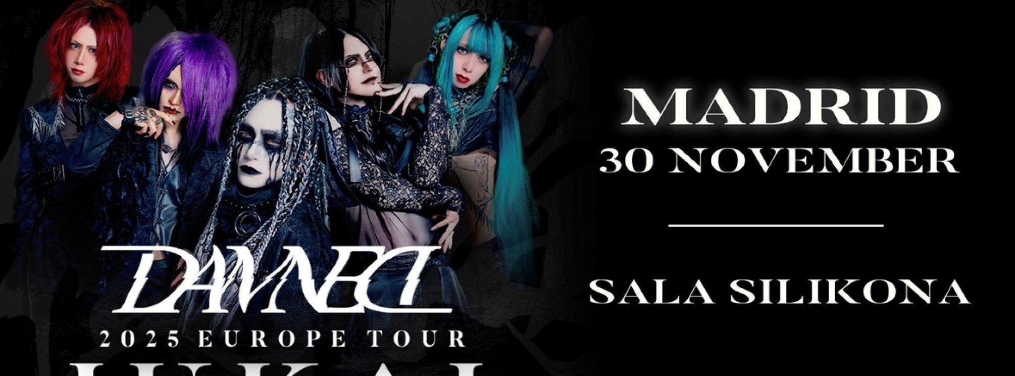 DAMNED - “JUKAI” EU Tour 2025