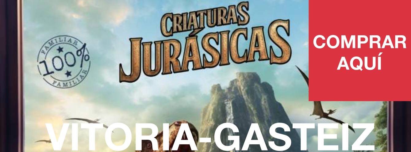 Criaturas Jurásicas en Vitoria-Gasteiz