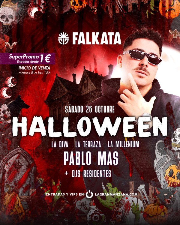 DISCOTECA FALKATA - HALLOWEEN 2024