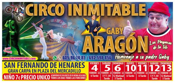 Circo Inimitable en San Fernando de Henares