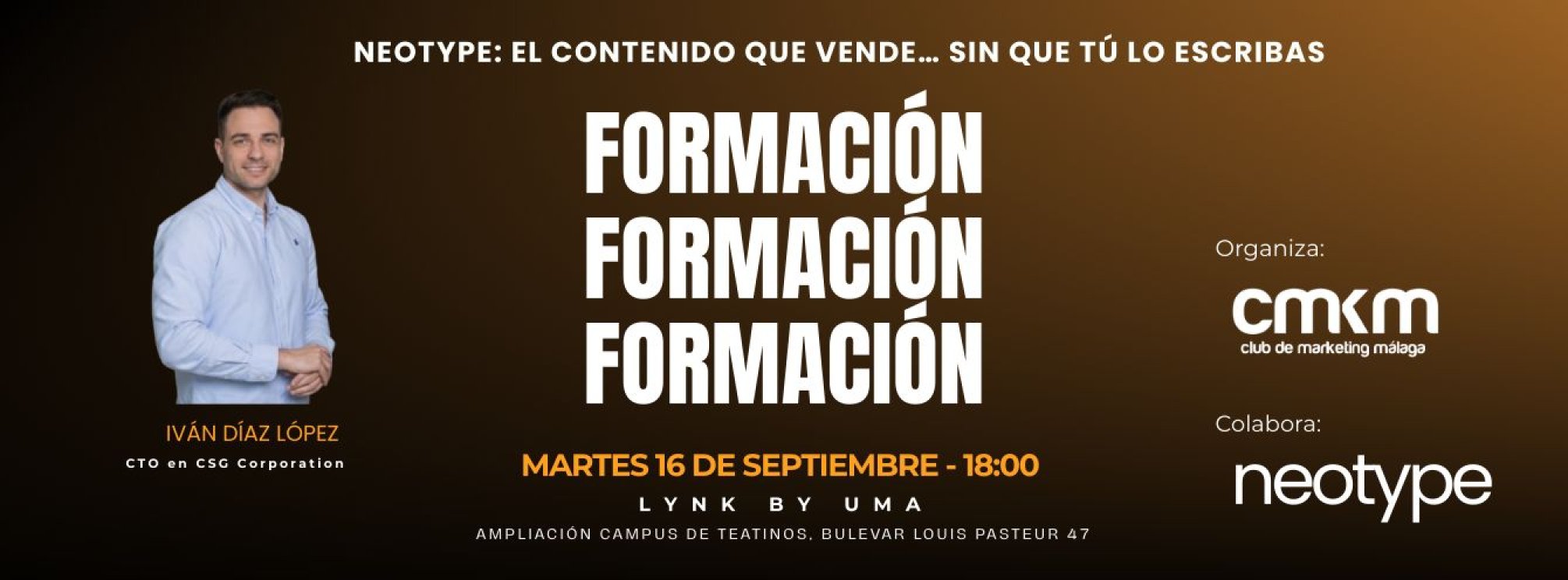 Formación: NEOTYPE, EL CONTENIDO QUE VENDE... SIN QUE TÚ LO ESCRIBAS