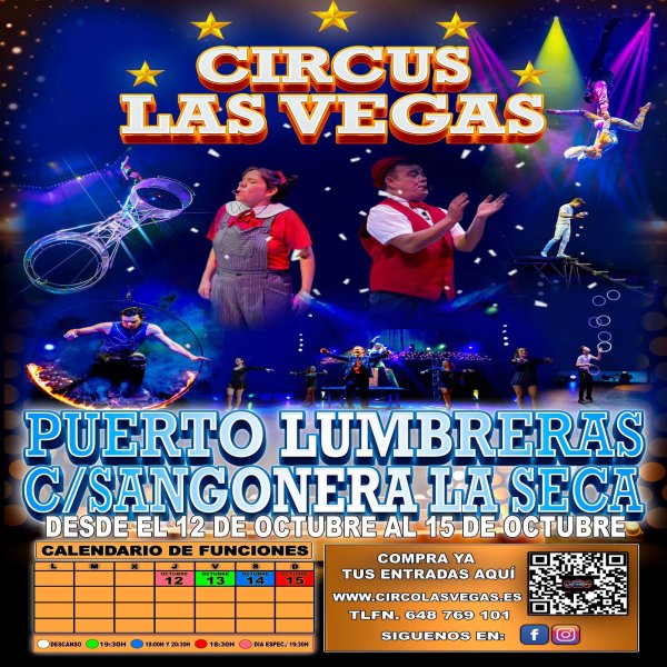 Fabulous Las Vegas circus en Puerto Lumbreras