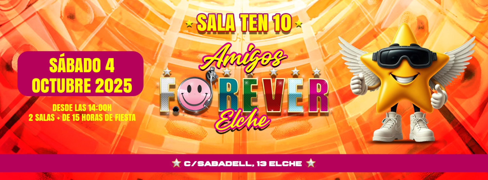 AMIGOS FOREVER Elche Sábado 4 de octubre