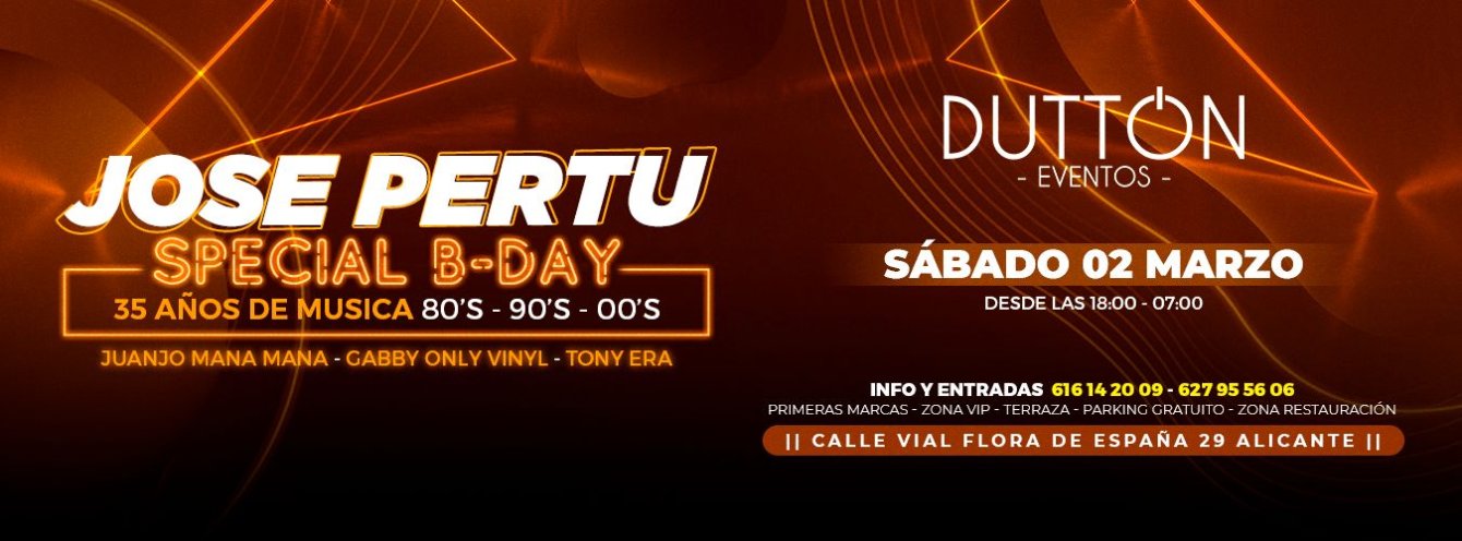 JOSE PERTU Special B-DAY | 35 años de musica