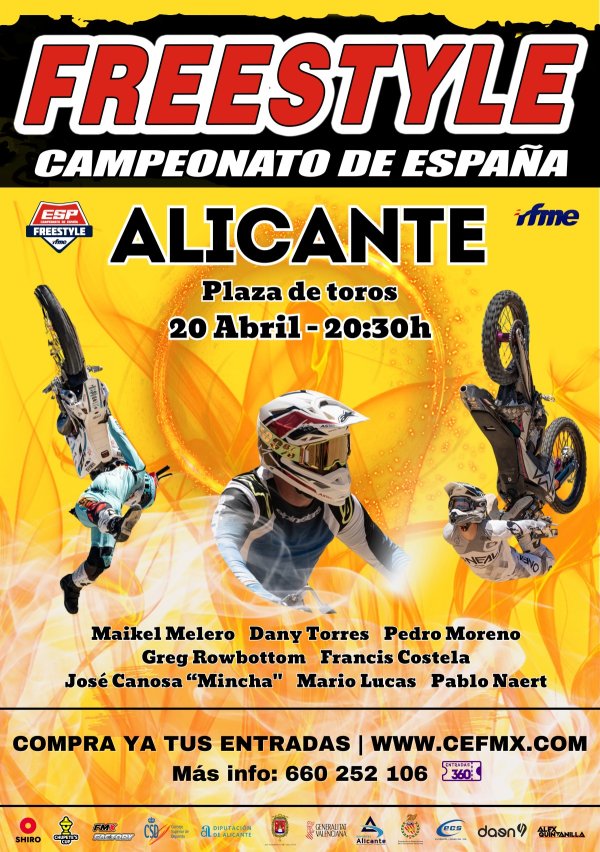 ALICANTE - RFME CAMPEONATO DE ESPAÑA DE FREESTYLE MOTOCROSS 2024