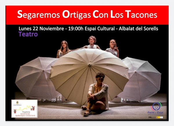 SEGAREMOS ORTIGAS CON LOS TACONES