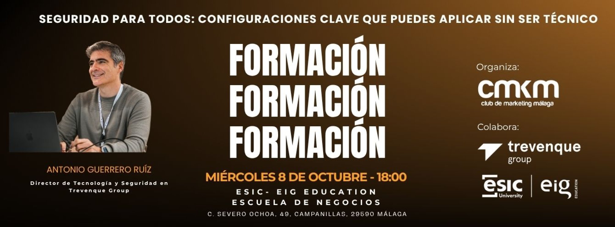 Formación con Trevenque Group - Seguridad para todos: configuraciones clave que puedes aplicar sin s