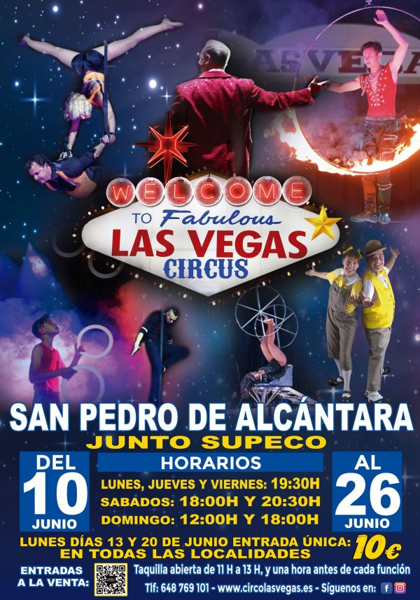Fabulous Las Vegas circus en San Pedro de Alcántara