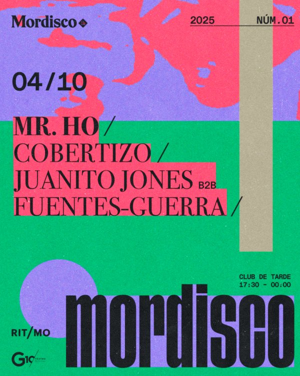 Cartel promocional MORDISCO CLUB OCTUBRE 2025