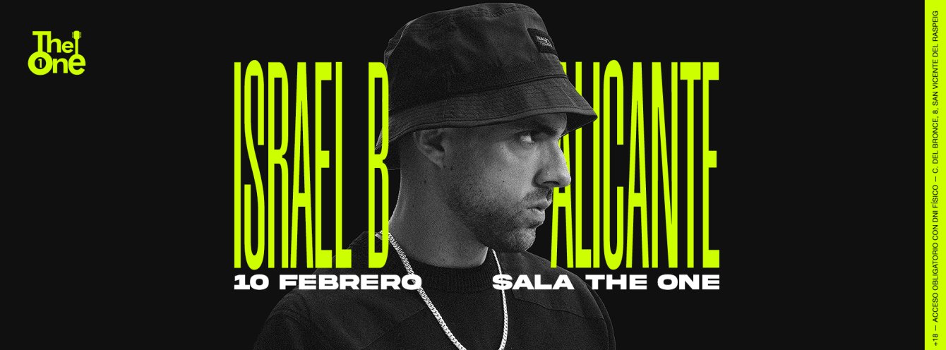 CONCIERTO ISRAEL B ALICANTE 2023 | SALA THE ONE