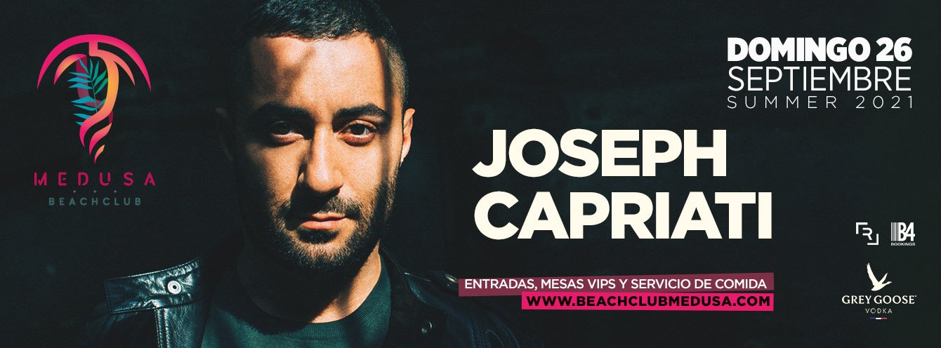 Medusa Beach Club - JOSEPH CAPRIATI