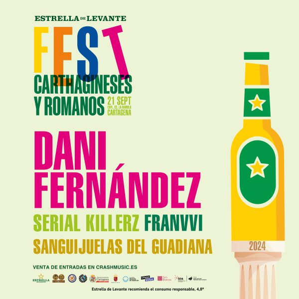 DANI FERNANDEZ Y MÁS - CARTAGENA - ESTRELLA DE LEVANTE FEST CARTHAGINESES Y ROMANOS - 21 DE SEPT
