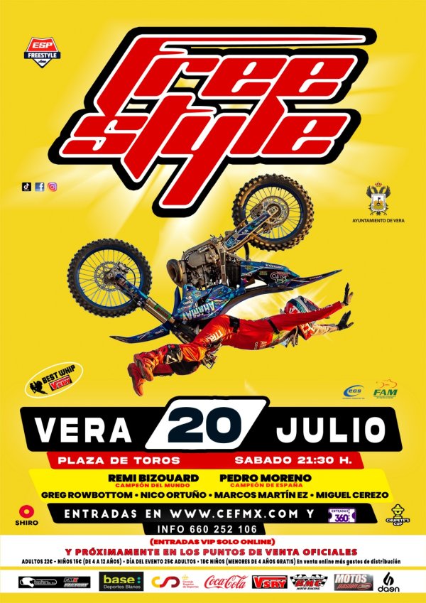 FREESTYLE MOTOCROSS  EN VERA 2024