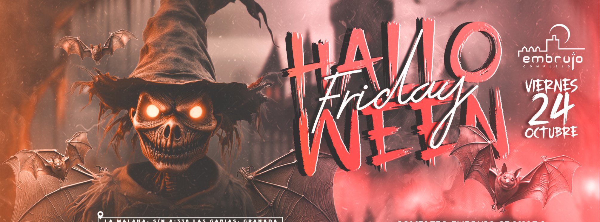 24 OCTUBRE - HALLOWEEN NIGHT FESTIVAL +16 - Complejo Embrujo Granada