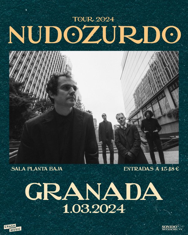 CONCIERTO NUDOZURDO - GRANADA - SALA PLANTA BAJA - VIERNES 1 DE MARZO