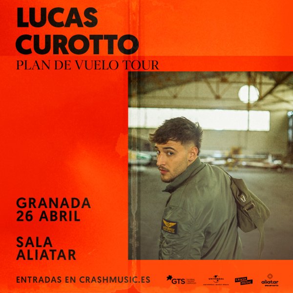 CONCIERTO DE LUCAS CUROTTO - GRANADA - SALA ALIATAR - SÁBADO 26 DE ABRIL