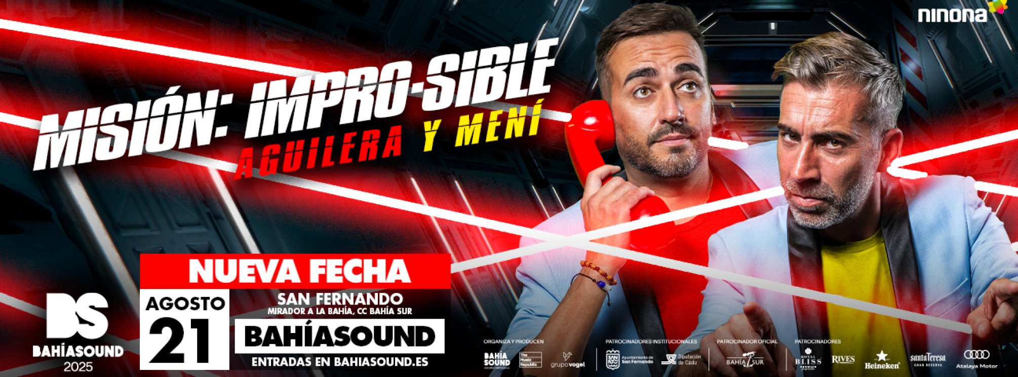 MISIÓN: IMPRO-SIBLE. Aguilera y Mení Bahía Sound Cádiz