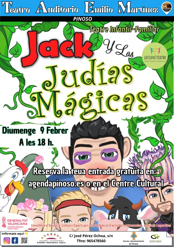 JACK Y LAS JUDÍAS MÁGICAS / Teatre  infantil-familiar en valencià