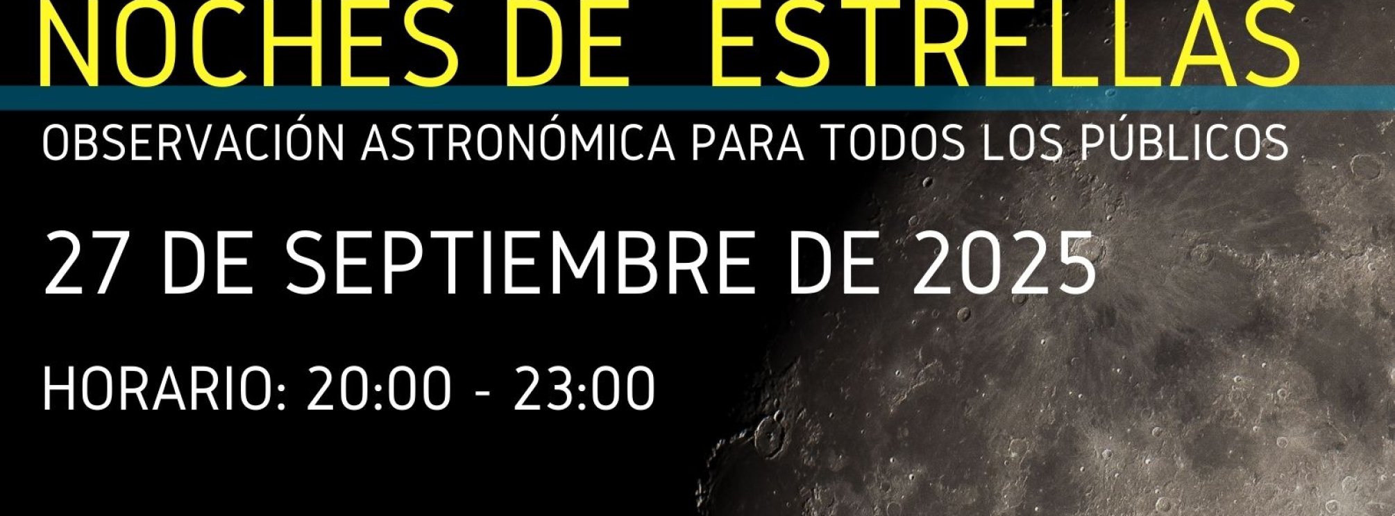 Noche de estrellas en CEMA Los Molinos (Crevillent) del 27 de septiembre de 2025