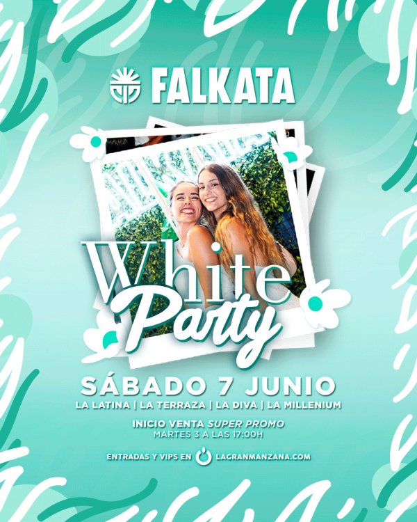 DISCOTECA FALKATA - 7 DE JUNIO - WHITE PARTY