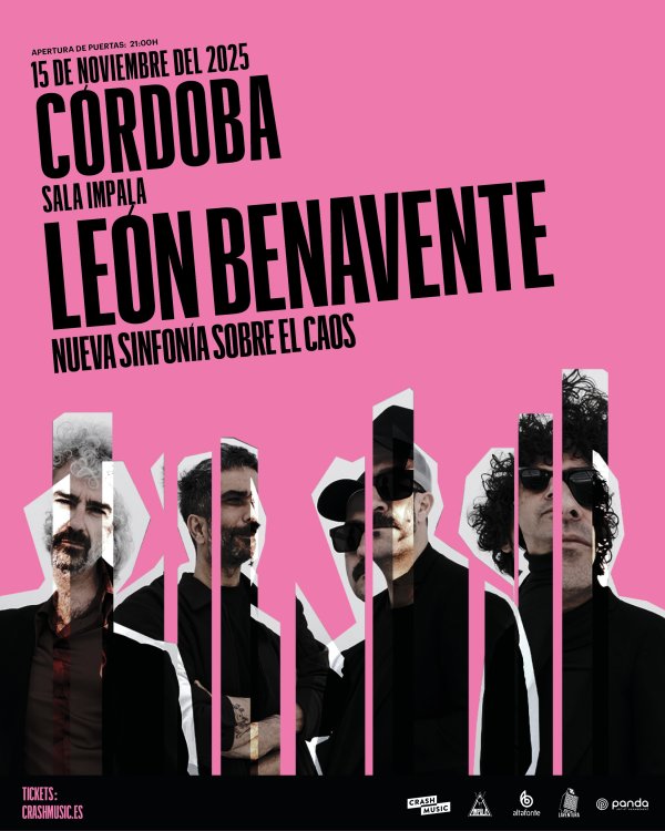 CONCIERTO LEÓN BENAVENTE - CÓRDOBA - IMPALA - SÁBADO 15 DE NOVIEMBRE