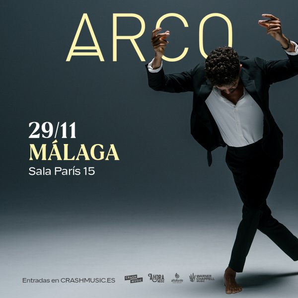 CONCIERTO ARCO - MÁLAGA - SALA PARIS 15 -  SÁBADO 29 DE NOVIEMBRE