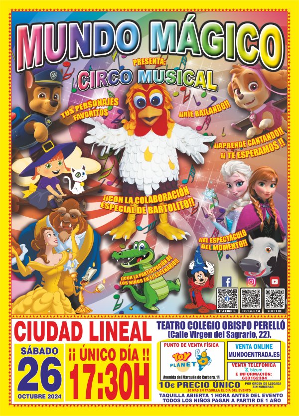 CIRCO MUSICAL EN CIUDAD LINEAL