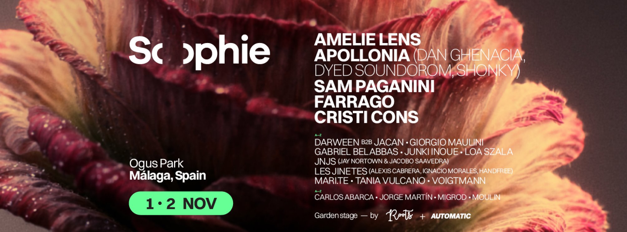 Sophie Halloween (2 days): Amelie Lens, Apollonia, Sam Paganini, Farrago, Cristi Cons + 20 Dj's