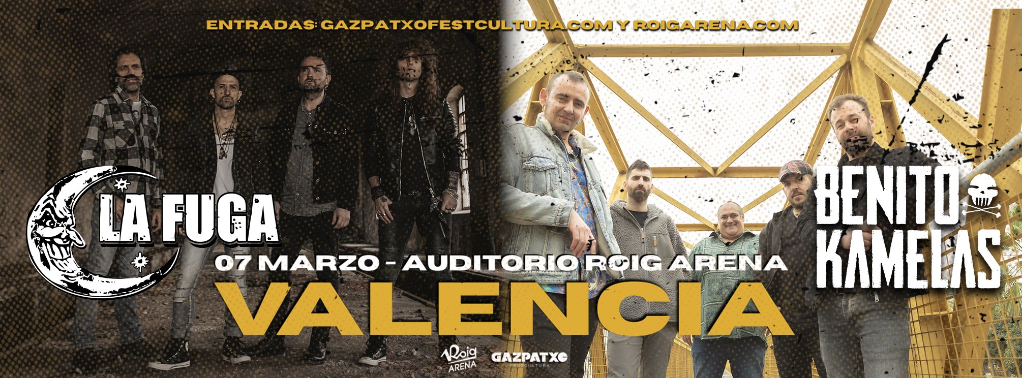 La Fuga + Benito Kamelas | Auditorio Roig Arena | València