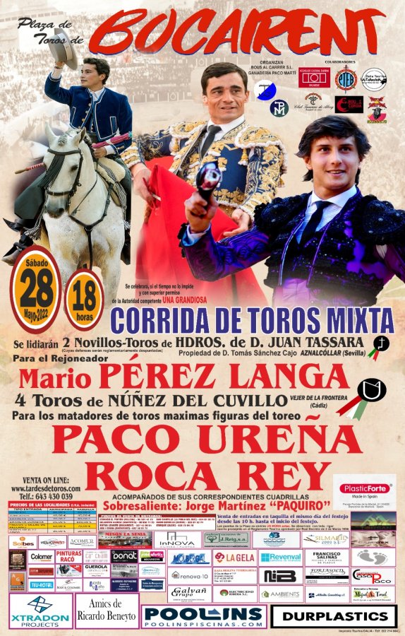 Corrida de Toros Mixta en Bocairent
