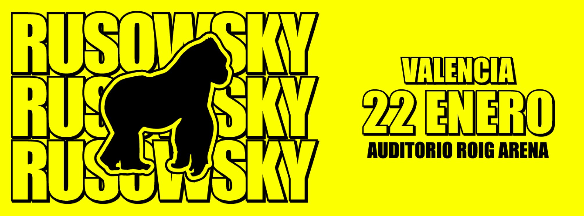 Rusowsky en Valencia - 22 de enero