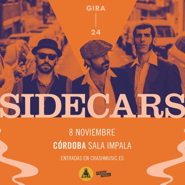 CONCIERTO SIDECARS - CÓRDOBA - IMPALA -  VIERNES 8 DE NOVIEMBRE