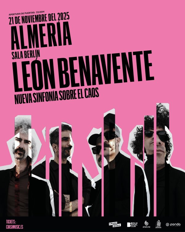 CONCIERTO LEÓN BENAVENTE - ALMERÍA - SALA BERLIN SOCIAL CLUB - VIERNES 21 DE NOVIEMBRE