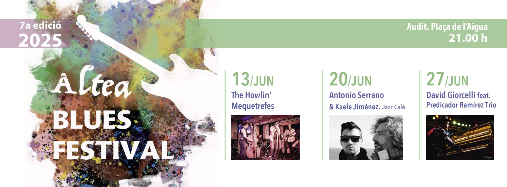ABONO - Altea Blues Festival '25 - [3 conciertos]