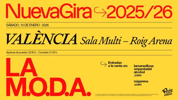 Nueva Gira 25/26 - LA M.O.D.A.