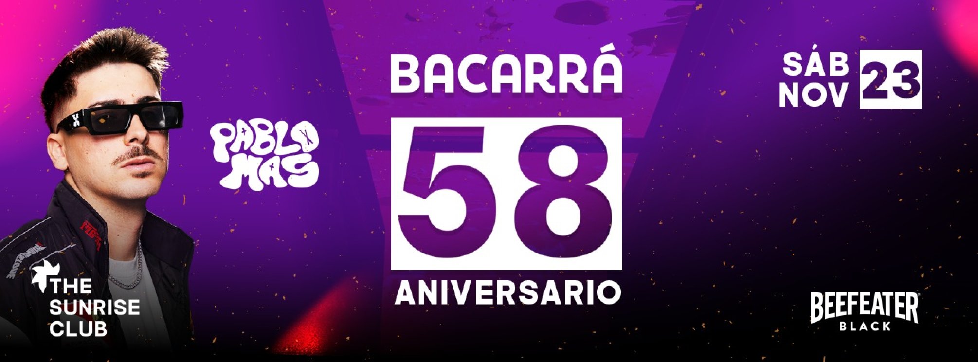 58 ANIVERSARIO BACARRÁ- SÁBADO 23 DE NOVIEMBRE